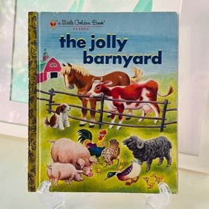 NEW A Little Golden Book Classic The Jolly Barnyard